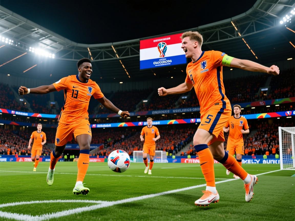 荷兰队奇迹逆转，欧洲预选赛赢得关键胜利